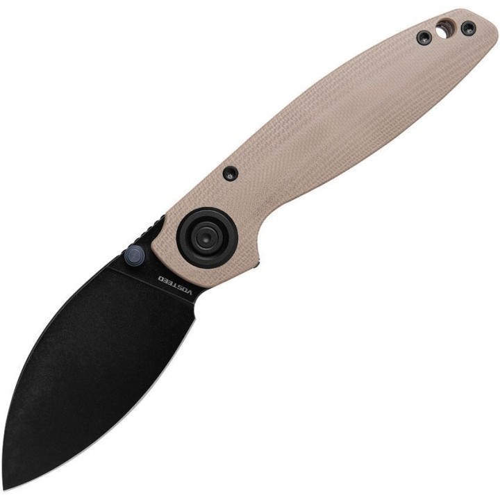 Couteau Vosteed Shilin Cutter Olive Lame Acier 154CM Manche G10 IKBS Vanchor Look Clip VOSA2802 - Livraison Gratuite