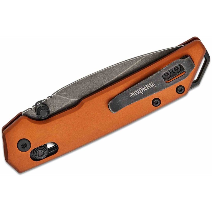 Couteau Kershaw Mini Iridium Bronze Lame Acier D2 Manche Aluminium DuraLock KVT KS2051BRZBW - Livraison Gratuite