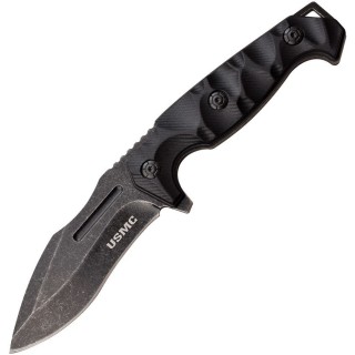 Couteau USMC Tactical Survival Lame Acier 3Cr13 Manche FRN Etui Nylon USMFIX001SW - Livraison Gratuite
