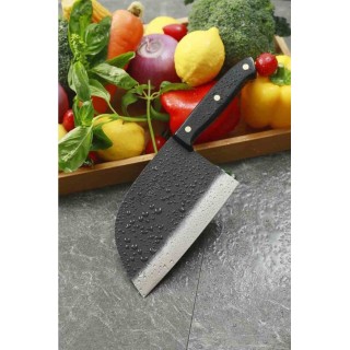 Couteau Watchfire Serbian Cleaver Lame Acier 7Cr17MoV Manche Pakkawood Etui WF4000 - Livraison Gratuite