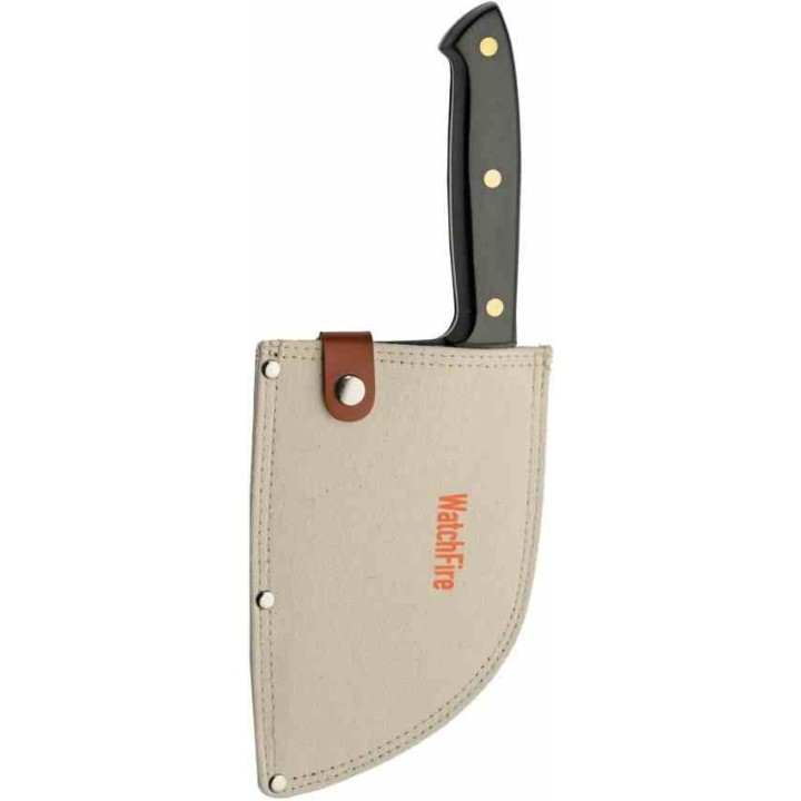 Couteau Watchfire Serbian Cleaver Lame Acier 7Cr17MoV Manche Pakkawood Etui WF4000 - Livraison Gratuite