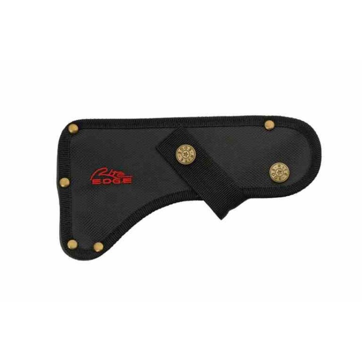 Hache Tomahawk Old Glory Lame Acier Inoxydable Manche Bois Etui Nylon CN211572 - Livraison Gratuite
