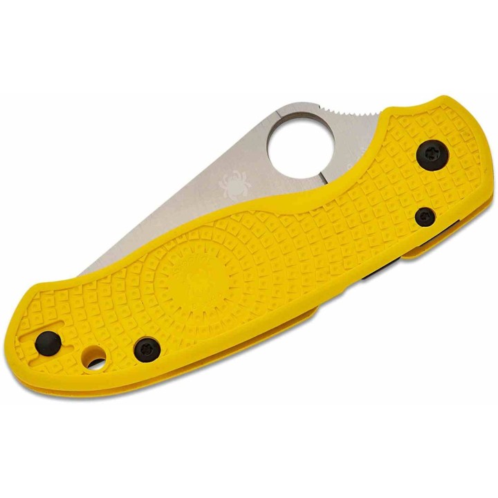 Couteau Spyderco Para 3 Salt Yellow Lame Acier CPM MagnaCut Manche FRN Compression Lock Made USA SC223PYL - Livraison Gratuite
