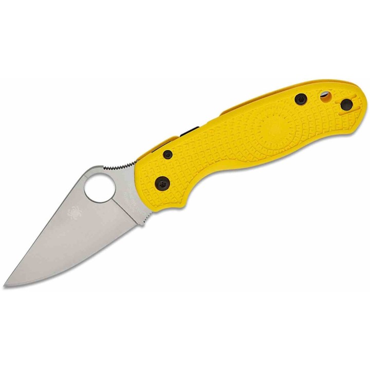 Couteau Spyderco Para 3 Salt Yellow Lame Acier CPM MagnaCut Manche FRN Compression Lock Made USA SC223PYL - Livraison Gratuite