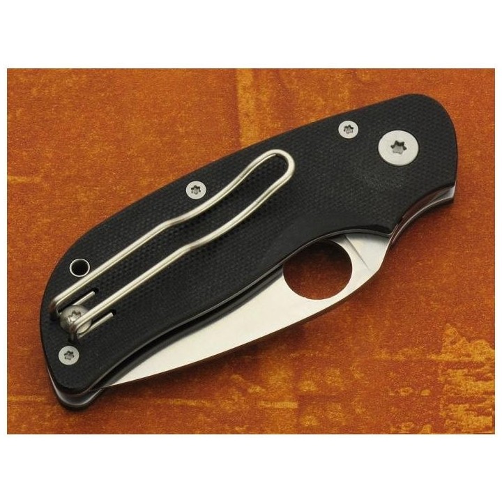 COUTEAU Spyderco Cat G10 Acier 440C Plaquettes G10 SC129GP Couteau cran d'arrêt