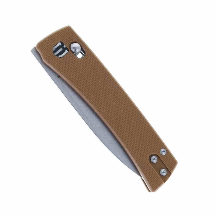 Couteau Shieldon Kite Brown Manche G10 Lame Acier 154CM IKBS Nested Axis Lock Clip SHIRD01A - Livraison Gratuite