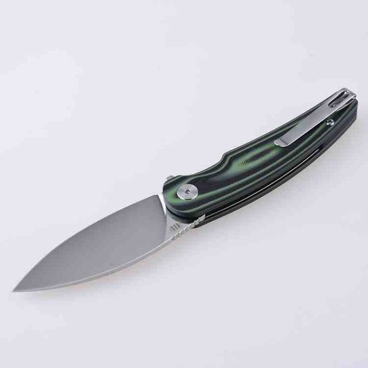 Couteau Shieldon Jalapenos Lame Acier 154CM Manche G10 Liner Lock Clip IKBS SHIRD02A - Livraison Gratuite