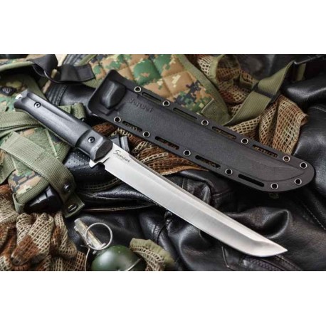 Couteau de Combat Kizlyar Sensei Lame Acier D2 Manche Kraton Etui Kydex Made In Russia KK0240 - Livraison Gratuite