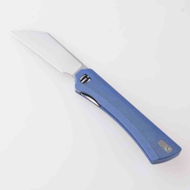 Couteau Shieldon Rain Wharncliffe Lame Acier 154CM Manche Micarta IKBS Liner Lock Clip SHIMP01A - Livraison Gratuite