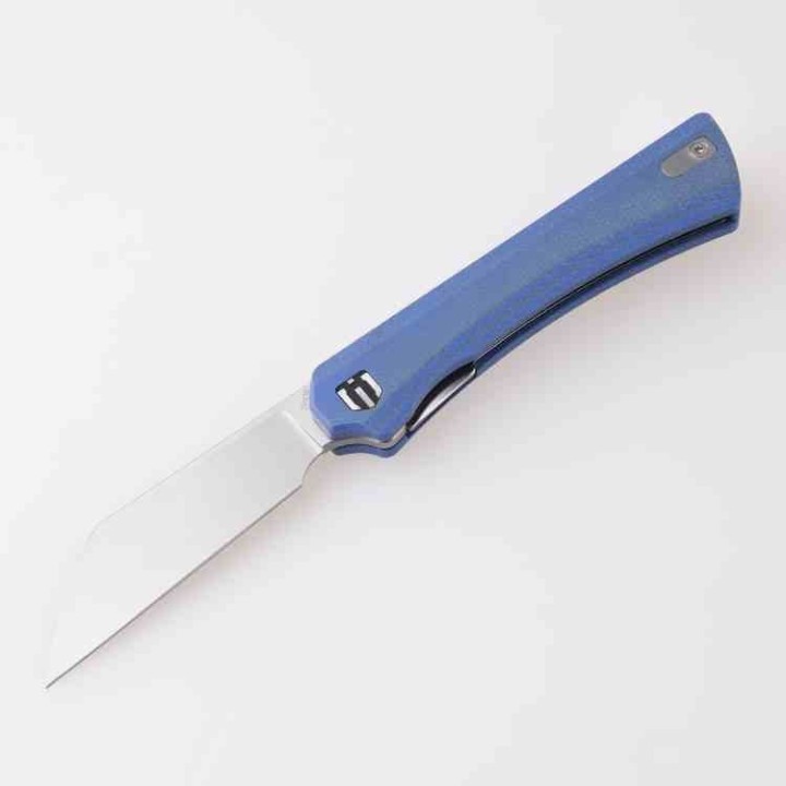 Couteau Shieldon Rain Wharncliffe Lame Acier 154CM Manche Micarta IKBS Liner Lock Clip SHIMP01A - Livraison Gratuite