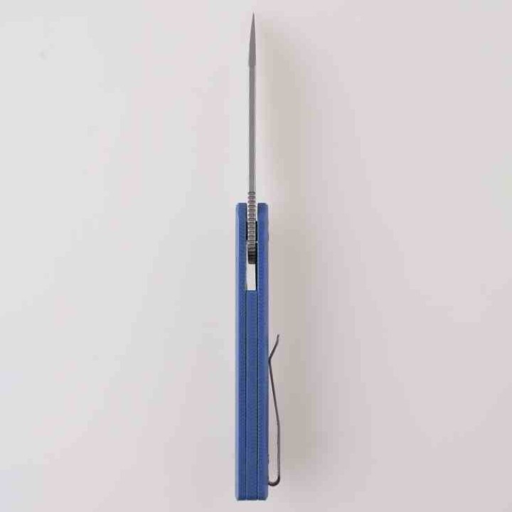 Couteau Shieldon Rain Wharncliffe Lame Acier 154CM Manche Micarta IKBS Liner Lock Clip SHIMP01A - Livraison Gratuite