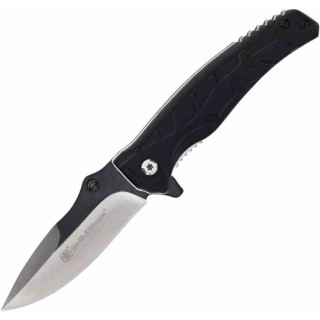 Couteau Smith&Wesson Extreme Ops Lame Drop Point Acier Inox Manche Aluminium Linerlock SW1205905 - Livraison Gratuite