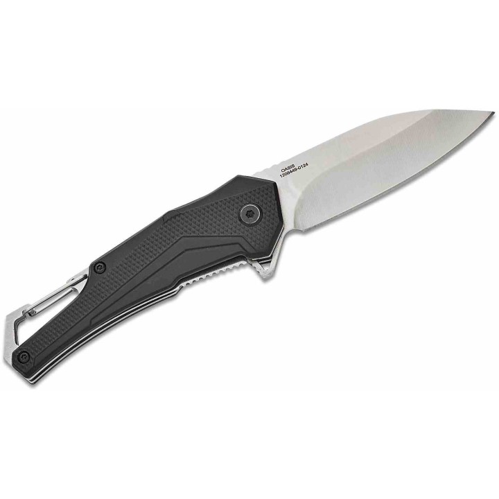 Couteau Smith&Wesson Oasis Carabiner Lame Acier 8Cr Manche Aluminium Linerlock Clip SW1208418 - Livraison Gratuite