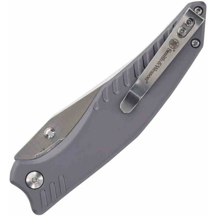 Couteau Smith & Wesson Black Ops Lame Clip Point Acier Inox Manche Alu Linerlock Clip SW1205914 - Livraison Gratuite