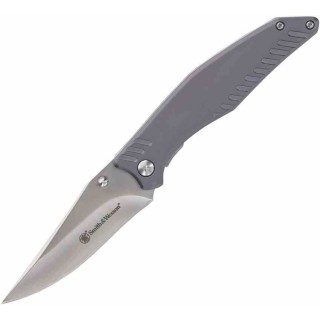 Couteau Smith & Wesson Black Ops Lame Clip Point Acier Inox Manche Alu Linerlock Clip SW1205914 - Livraison Gratuite