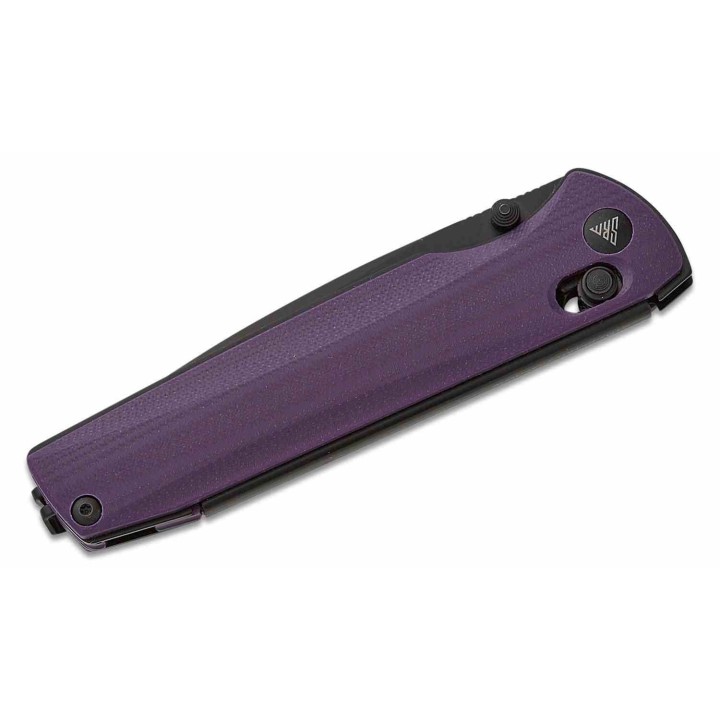 Couteau SRM 258L-GN Purple Drop Point Lame Acier D2 Manche G10 Clip Ambi Lock SRM258LGN - Livraison Gratuite