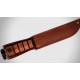 Couteau Ka-Bar Dog's Head Utility Knife Acier Carbone 1095 Manche Cuir Etui Cuir Made In USA KA1317 - Livraison Gratuite