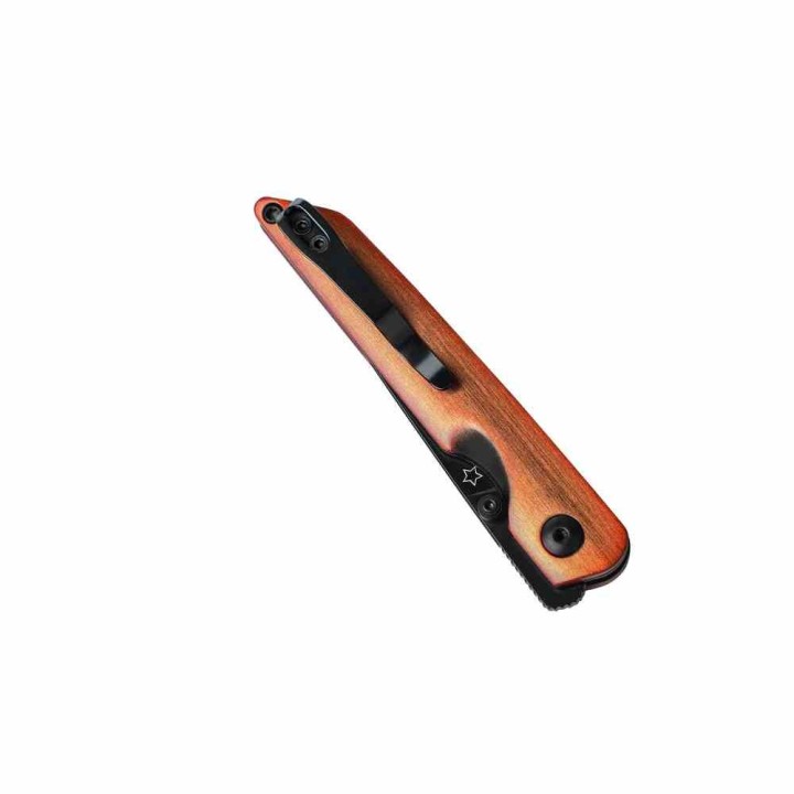 Couteau Kizer Shot Copper Lame Acier 154CM Manche Aluminium Liner Lock Clip KIV3677C1 - Livraison Gratuite