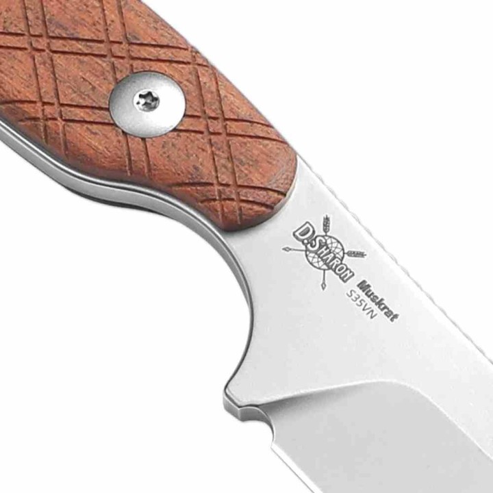 Couteau Kizer Muskrat Drop Point Lame Acier S35VN Manche Bois Mkuruti KI1064A2 - Livraison Gratuite