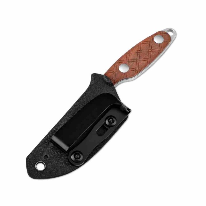 Couteau Kizer Muskrat Drop Point Lame Acier S35VN Manche Bois Mkuruti KI1064A2 - Livraison Gratuite