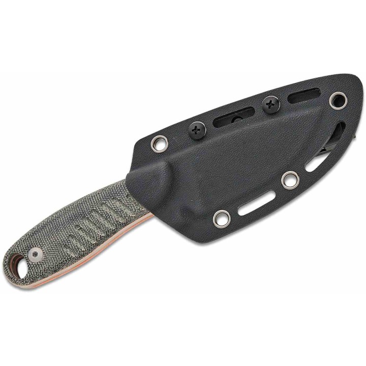 Couteau Kizer Hare Black Lame Acier Nitro-V Manche Micarta Etui Kydex KI1077A2 - Livraison Gratuite