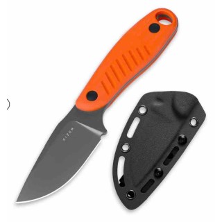 Couteau Kizer Hare Orange Lame Acier D2 Manche G10 Etui Kydex KI1077A1 - Livraison Gratuite