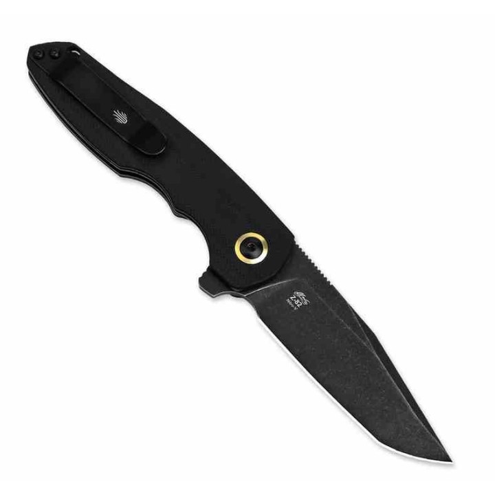 Couteau Kizer Nalu Z-82 Tanto Lame Acier Nitro-V Manche G10 Linerlock Clip KIV4568A1 - Livraison Gratuite