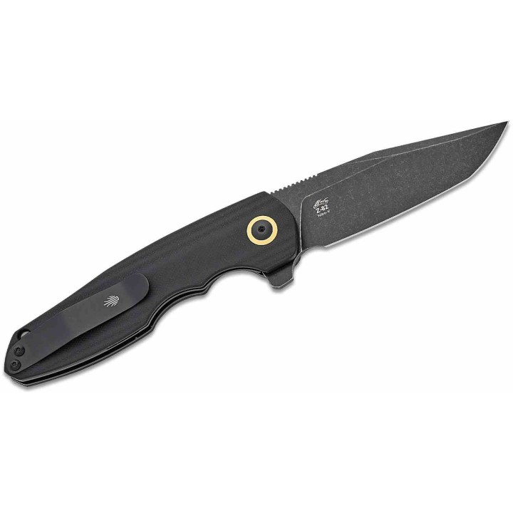 Couteau Kizer Nalu Z-82 Tanto Lame Acier Nitro-V Manche G10 Linerlock Clip KIV4568A1 - Livraison Gratuite