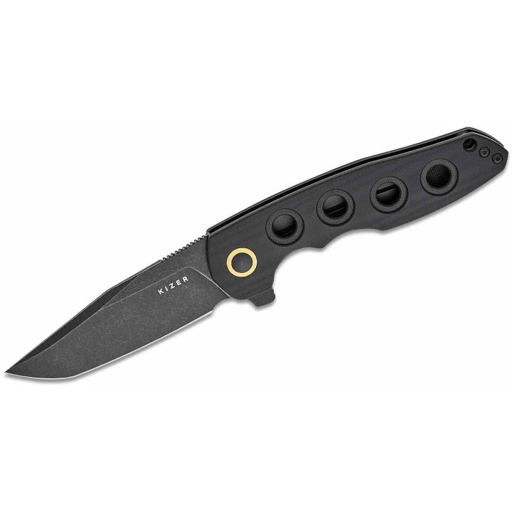 Couteau Kizer Nalu Z-82 Tanto Lame Acier Nitro-V Manche G10 Linerlock Clip KIV4568A1 - Livraison Gratuite