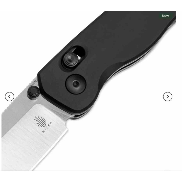 Couteau Kizer Exist Lame Acier 154CM Satin Manche Aluminium Clutch Lock Clip KIV3681C1 - Livraison Gratuite