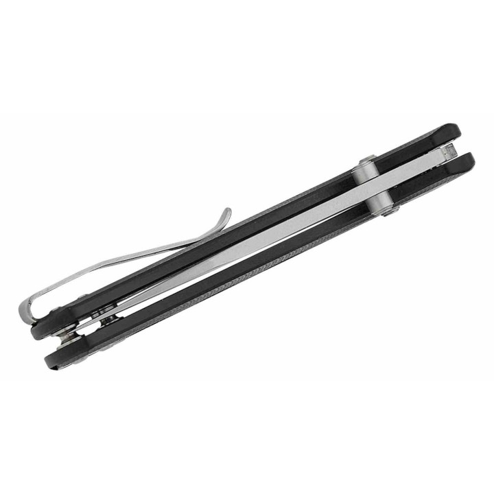 Couteau QSP Canary Glyde Black Lame Acier 14C28N Manche G10 Crossbar Lock QS150GLA1 - Livraison Gratuite
