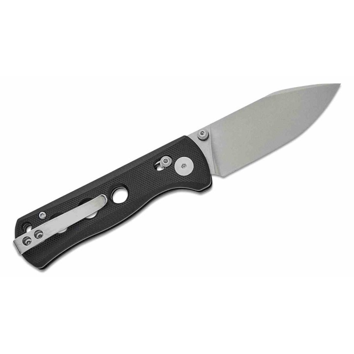 Couteau QSP Canary Glyde Black Lame Acier 14C28N Manche G10 Crossbar Lock QS150GLA1 - Livraison Gratuite