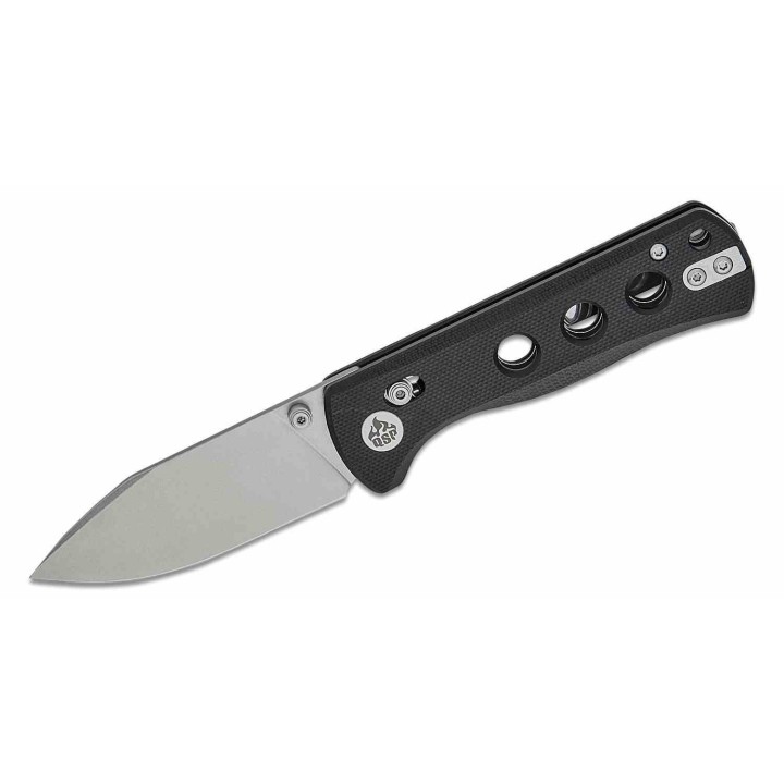 Couteau QSP Canary Glyde Black Lame Acier 14C28N Manche G10 Crossbar Lock QS150GLA1 - Livraison Gratuite