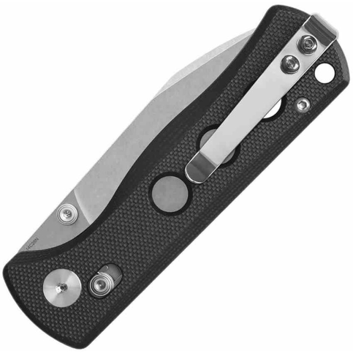 Couteau QSP Canary Glyde Black Lame Acier 14C28N Manche G10 Crossbar Lock QS150GLA1 - Livraison Gratuite