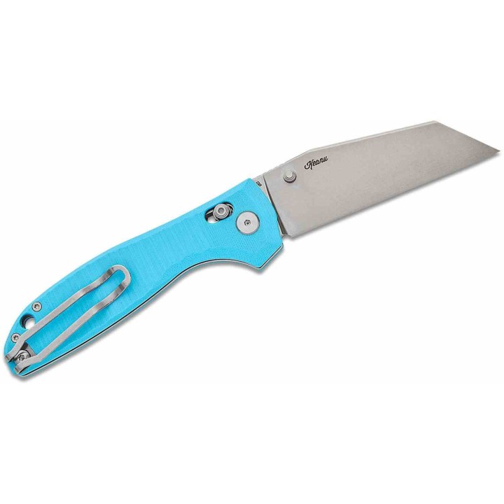 Couteau Bestech Liger Light Blue Lame Acier D2 Stonewash Manche G10 IKBS Crossbar Lock BTKG61D - Livraison Gratuite