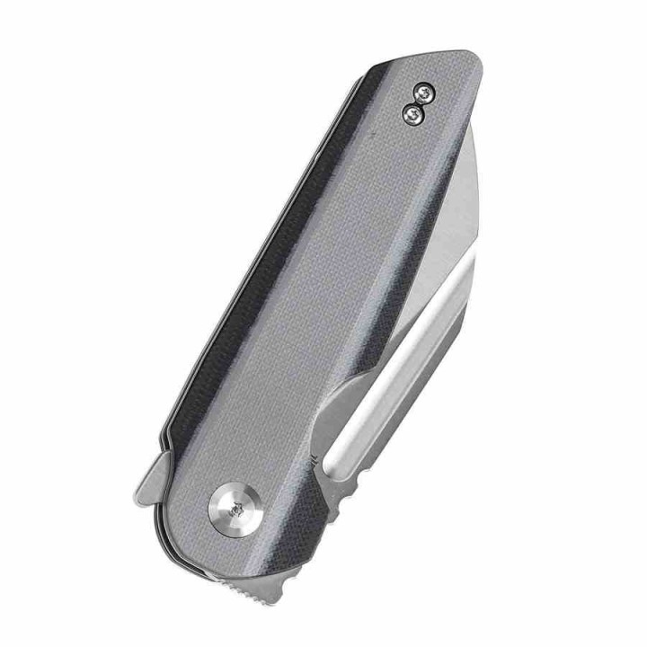 Couteau Tenable Rafe L Gray Lame Sheepfoot Acier 14C28N Manche G10 Liner Lock Clip T1048A6 - Livraison Gratuite
