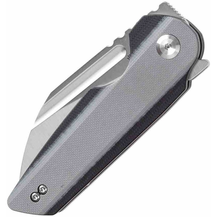 Couteau Tenable Rafe L Gray Lame Sheepfoot Acier 14C28N Manche G10 Liner Lock Clip T1048A6 - Livraison Gratuite