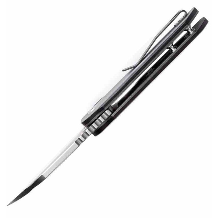 Couteau Tenable Rafe L Gray Lame Sheepfoot Acier 14C28N Manche G10 Liner Lock Clip T1048A6 - Livraison Gratuite