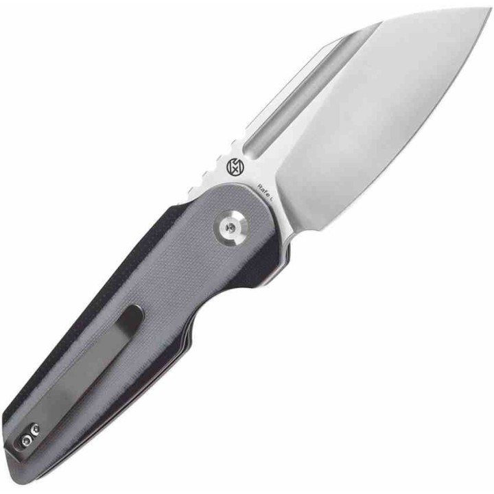 Couteau Tenable Rafe L Gray Lame Sheepfoot Acier 14C28N Manche G10 Liner Lock Clip T1048A6 - Livraison Gratuite