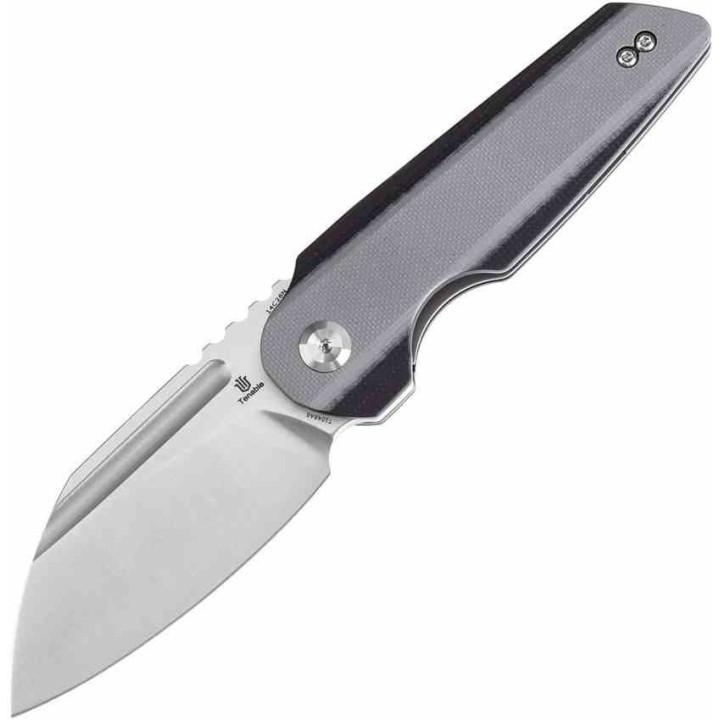 Couteau Tenable Rafe L Gray Lame Sheepfoot Acier 14C28N Manche G10 Liner Lock Clip T1048A6 - Livraison Gratuite