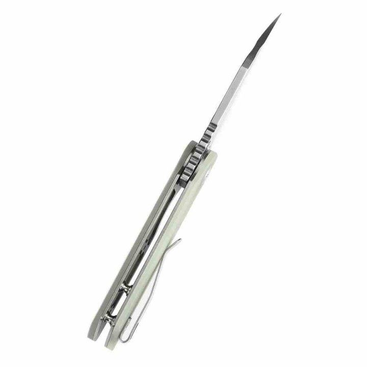Couteau Tenable Rafe L Jade Lame Sheepfoot Acier 14C28N Manche G10 Liner Lock Clip T1048A2 - Livraison Gratuite