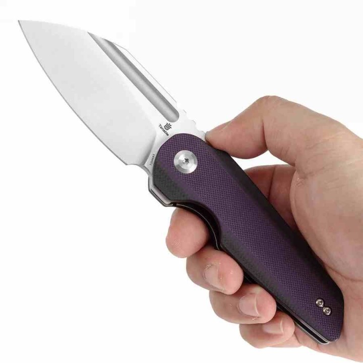 Couteau Tenable Rafe L Black Lame Sheepfoot Acier 14C28N Manche G10 Liner Lock Clip T1048A5 - Livraison Gratuite