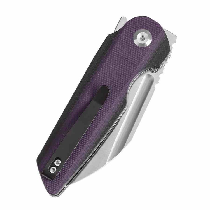Couteau Tenable Rafe L Black Lame Sheepfoot Acier 14C28N Manche G10 Liner Lock Clip T1048A5 - Livraison Gratuite