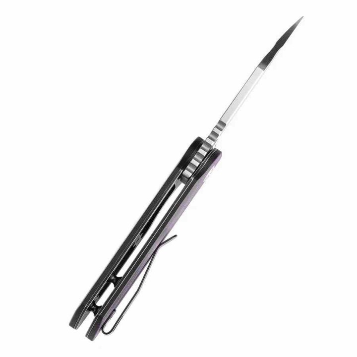 Couteau Tenable Rafe L Black Lame Sheepfoot Acier 14C28N Manche G10 Liner Lock Clip T1048A5 - Livraison Gratuite