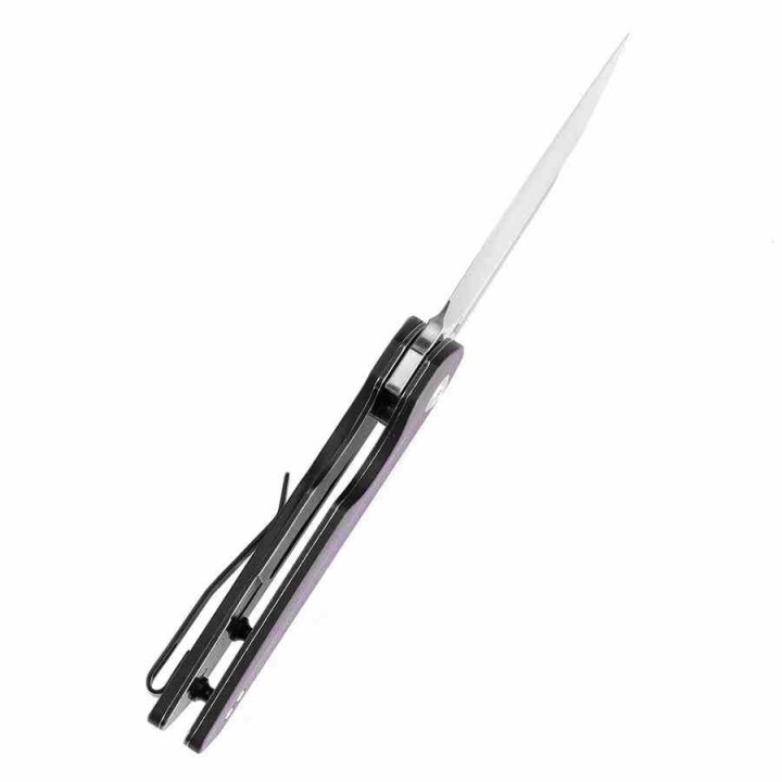 Couteau Tenable Rafe L Black Lame Sheepfoot Acier 14C28N Manche G10 Liner Lock Clip T1048A5 - Livraison Gratuite