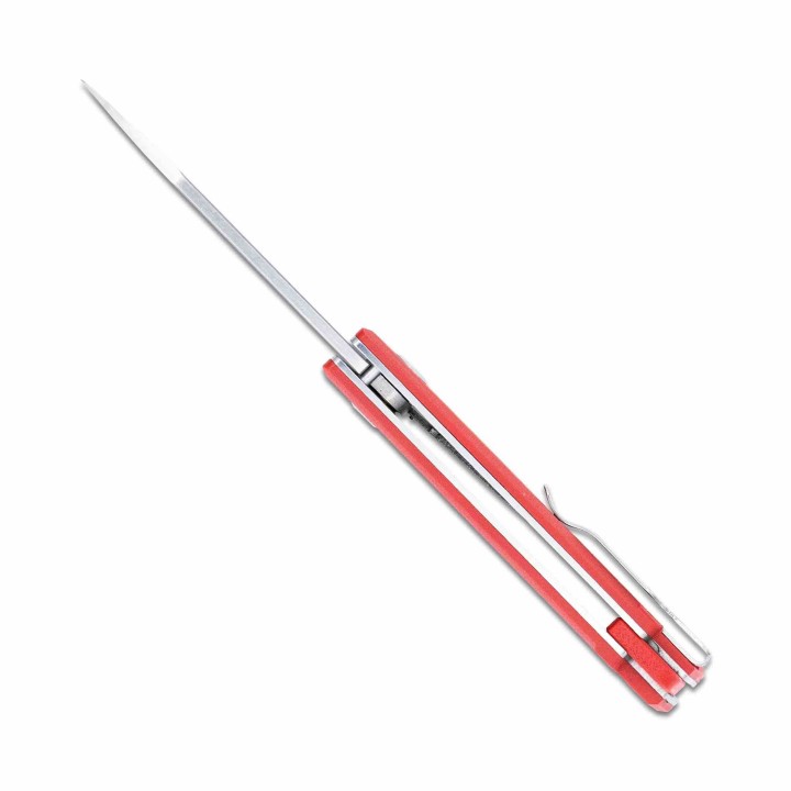 Couteau CobraTec Riptide Red Lame Acier D2 Manche G-10 IKBS LinerLock Clip CBTRTDD2RED - Livraison Gratuite