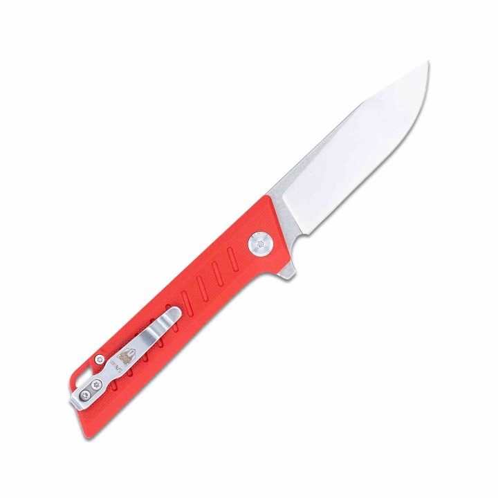 Couteau CobraTec Riptide Red Lame Acier D2 Manche G-10 IKBS LinerLock Clip CBTRTDD2RED - Livraison Gratuite