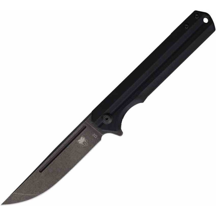 Couteau CobraTec Streamline Black Lame Acier D2 Manche G-10 Clip Liner Lock CBTSLGBLK - Livraison Gratuite