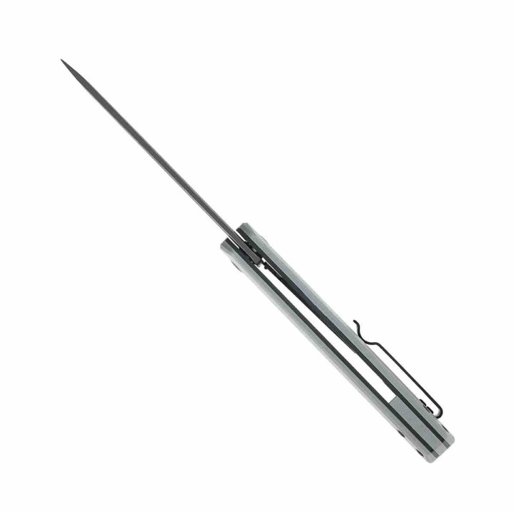 Couteau CobraTec Streamline Gray Lame Acier D2 Manche G-10 Clip Liner Lock CBTSLGGRY - Livraison Gratuite