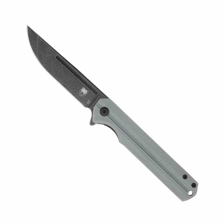 Couteau CobraTec Streamline Gray Lame Acier D2 Manche G-10 Clip Liner Lock CBTSLGGRY - Livraison Gratuite